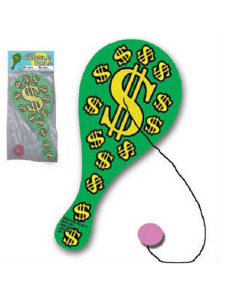 9" Money $$$ Paddle Ball