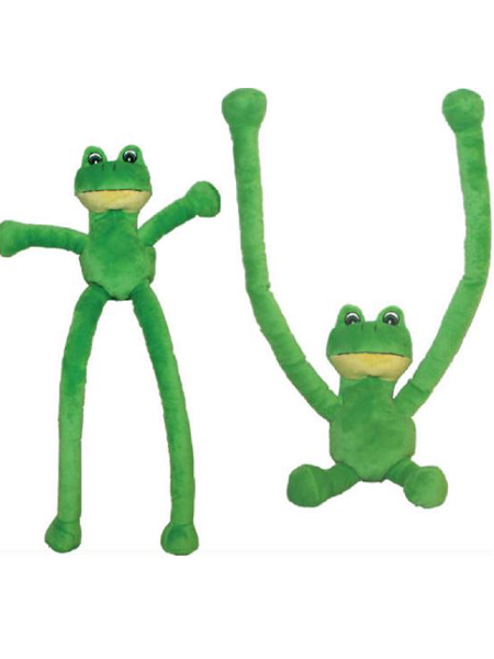 27" Plush Long Arm-Sliding Frog